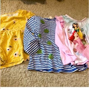 Three  long sleeve shirts